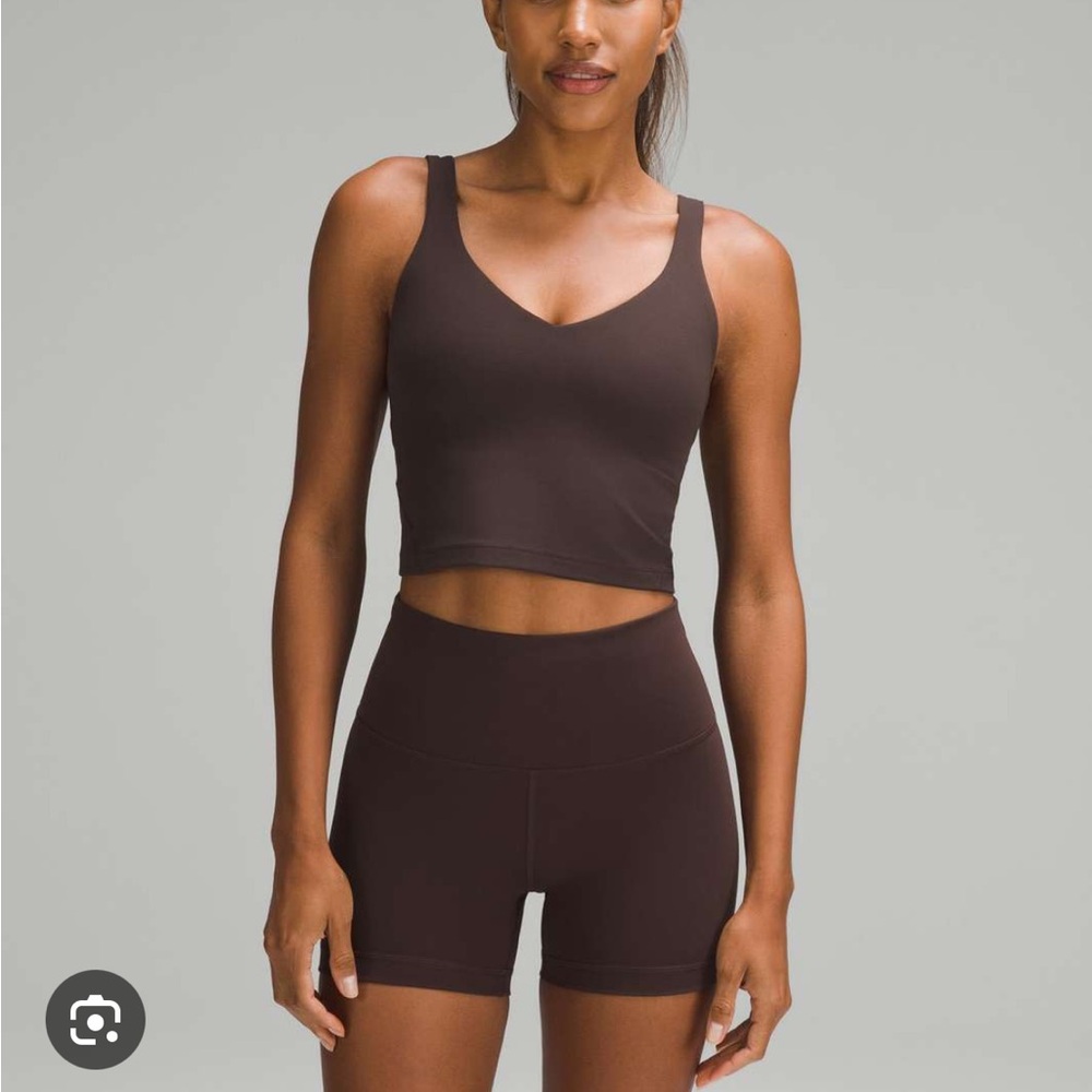 Lululemon Align Crop Tank- Espresso